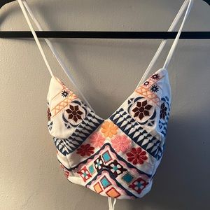 Lulus colorful crop top tank